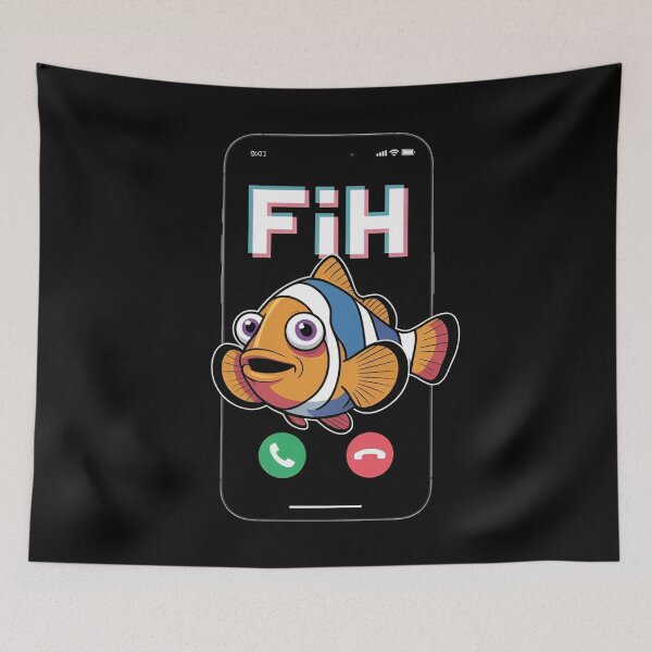 Item preview, Fih Meme Shirt designed and sold by Redgiant87x.