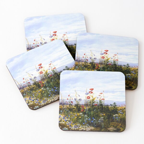 Item preview, Andrew Nicholl - Wildflowers with a View of Dublin Bay designed and sold by Jon-Baran.