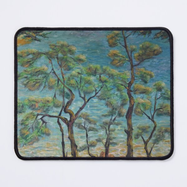 Item preview, Oil Painting - Pine Trees near San Fruttuoso, Liguria designed and sold by Igor Pozdnyakov.