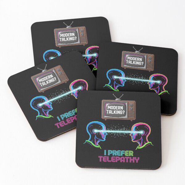 Item preview, Modern Talking? I Prefer Telepathy – Funny Sci-Fi Retro Quote Design designed and sold by Bowniko^^.