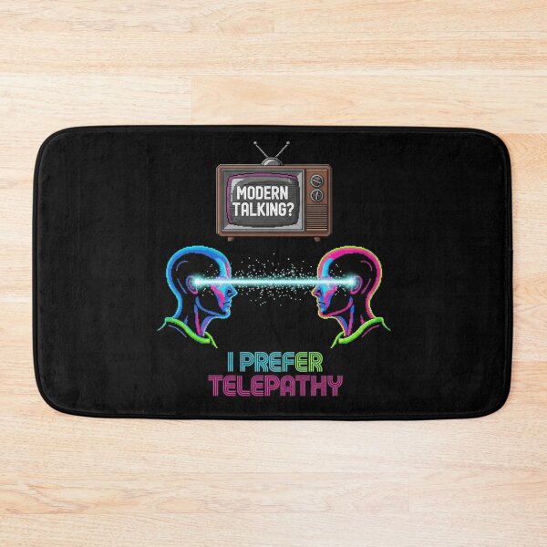 Item preview, Modern Talking? I Prefer Telepathy – Funny Sci-Fi Retro Quote Design designed and sold by Bowniko^^.