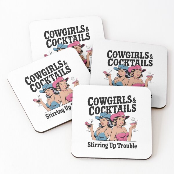 Item preview, Cowgirls & Cocktails Stirring Up Trouble designed and sold by Jcat7.