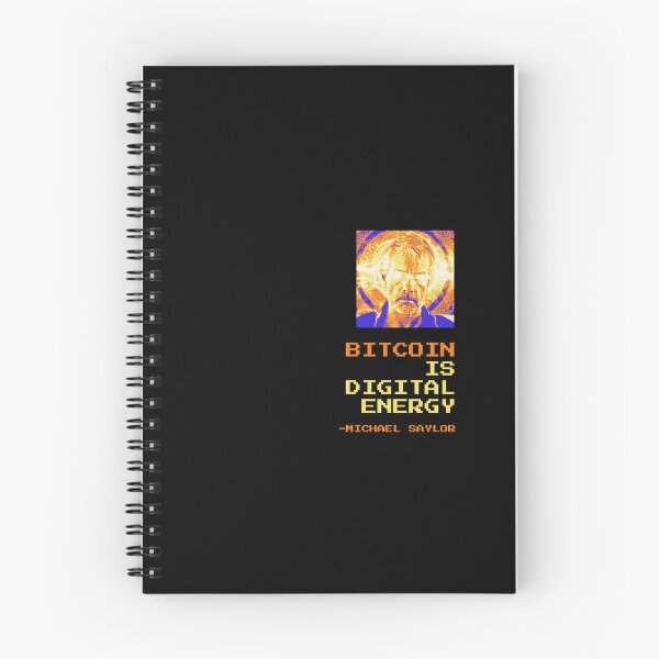 Item preview, Bitcoin is digital energy - Michael Saylor Quote Art designed and sold by CyberRex.