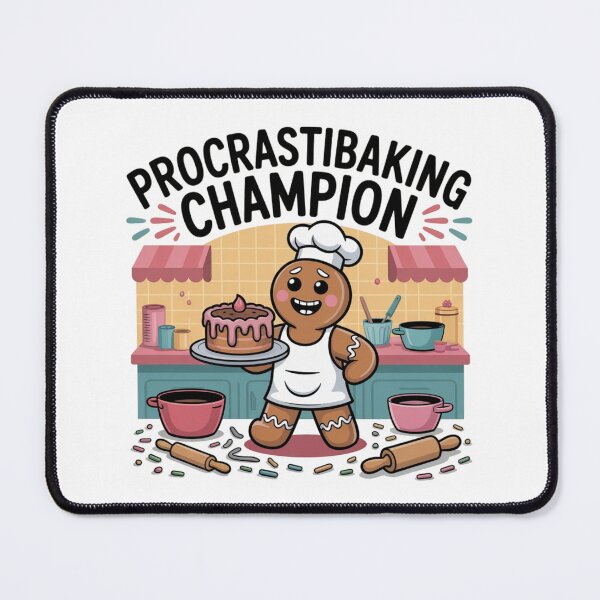Item preview, Procrastibaking Champion – Funny Baking Humor T-Shirt for Lazy Bakers designed and sold by Bowniko^^.