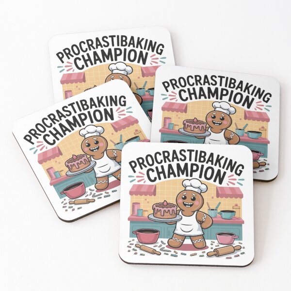Item preview, Procrastibaking Champion – Funny Baking Humor T-Shirt for Lazy Bakers designed and sold by Bowniko^^.