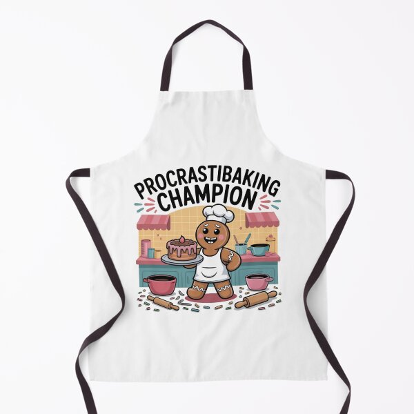 Item preview, Procrastibaking Champion – Funny Baking Humor T-Shirt for Lazy Bakers designed and sold by Bowniko^^.