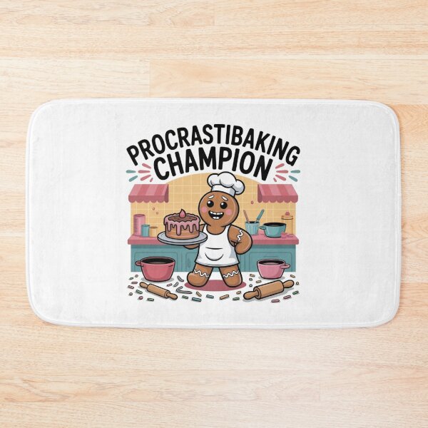Item preview, Procrastibaking Champion – Funny Baking Humor T-Shirt for Lazy Bakers designed and sold by Bowniko^^.