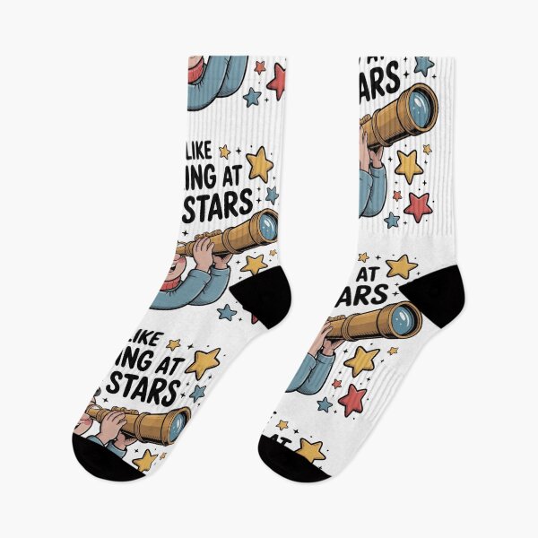 Artikelvorschau, Ich schaue einfach gerne in die Sterne – Lustiges Astronomie-T-Shirt-Design entworfen und verkauft von Bowniko^^.