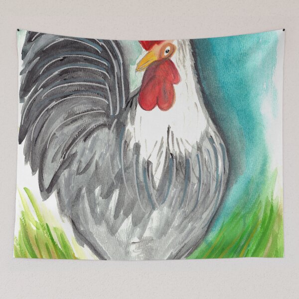 Item preview, Regal Rooster designed and sold by Lisa Jean Art.