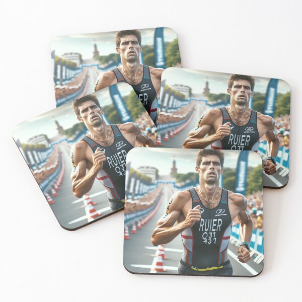 Item preview, “EYES FORWARD, HEART ON FIRE” A high-performance triathlon race design designed and sold by Triathlongram.