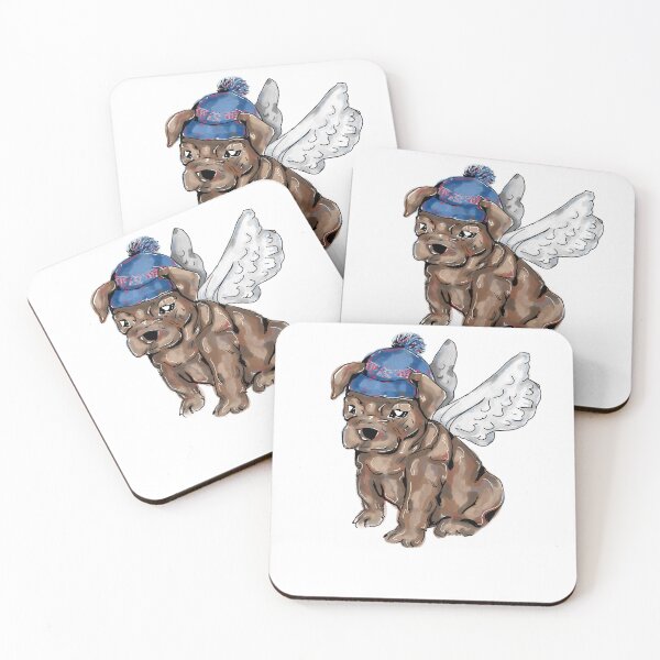 Item preview, ASC Angels bulldog illustration  designed and sold by BlueBoarCrafts.