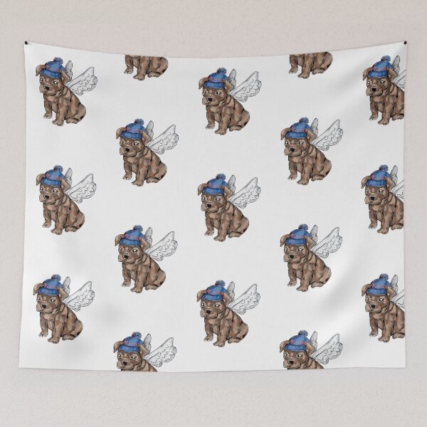 Item preview, ASC Angels bulldog illustration  designed and sold by BlueBoarCrafts.