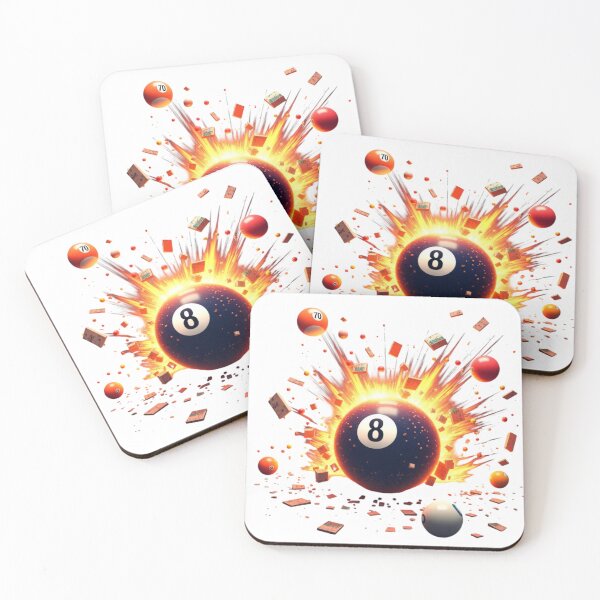 Item preview, Exploding 8 Ball – Cool Graphic for T-Shirts, Stickers, Mugs & More designed and sold by CWtee.