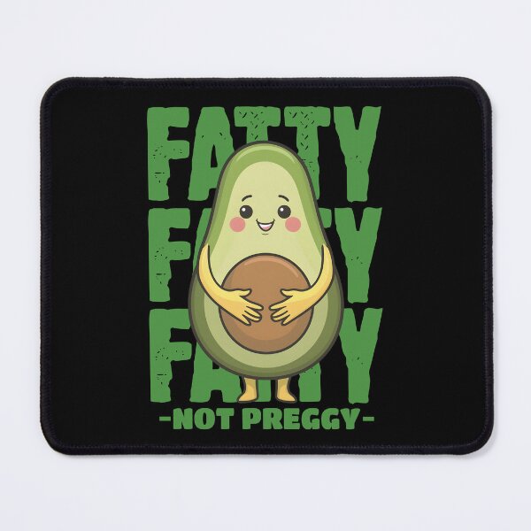 Item preview, Fatty Not Preggy Funny Avocado Overweight Humor designed and sold by KLArtzStore.