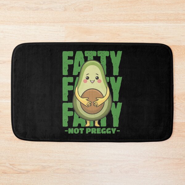 Item preview, Fatty Not Preggy Funny Avocado Overweight Humor designed and sold by KLArtzStore.