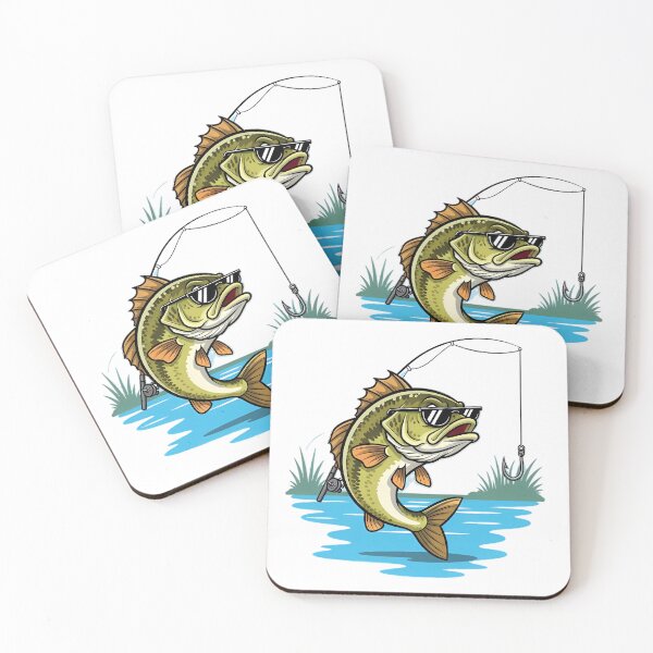 Item preview, Cool Bass Fishing Scene designed and sold by Linework Studio.