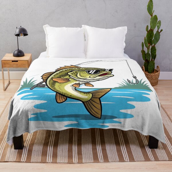 Item preview, Cool Bass Fishing Scene designed and sold by Linework Studio.