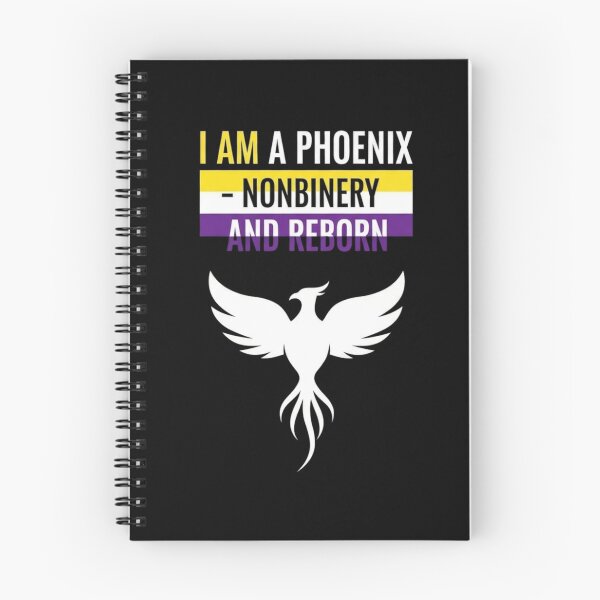 Item preview, I Am a Phoenix – Nonbinary Pride Rebirth Symbol | LGBTQ+ Empowerment designed and sold by Bowniko^^.