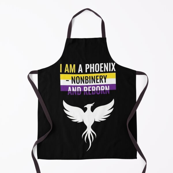 Item preview, I Am a Phoenix – Nonbinary Pride Rebirth Symbol | LGBTQ+ Empowerment designed and sold by Bowniko^^.