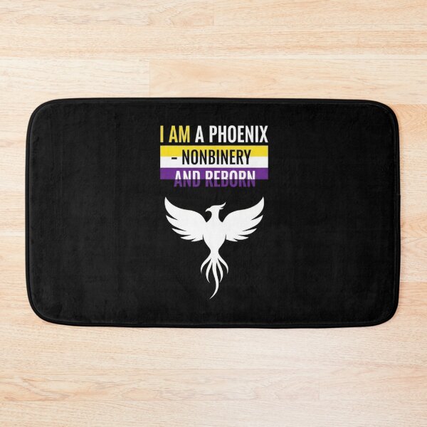 Item preview, I Am a Phoenix – Nonbinary Pride Rebirth Symbol | LGBTQ+ Empowerment designed and sold by Bowniko^^.