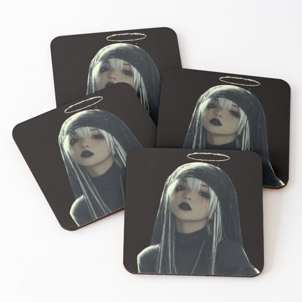 Item preview, goth nun designed and sold by CursedbyLilith.