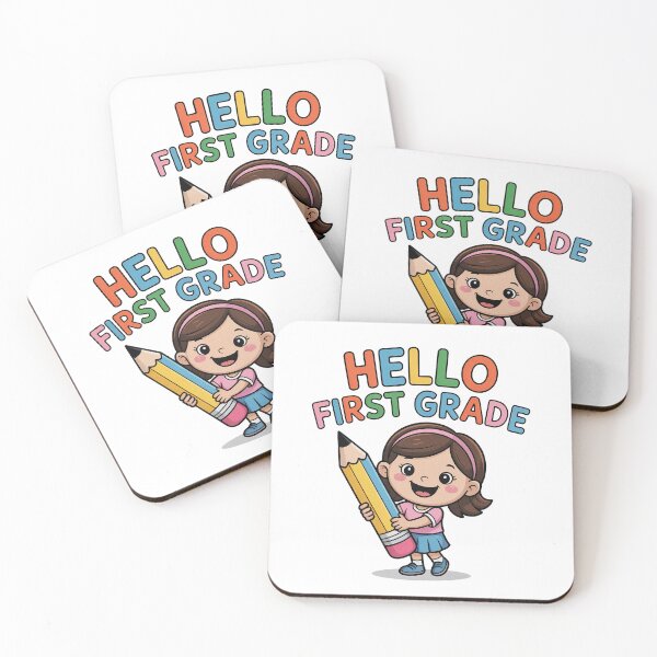 Item preview, Hello First Grade Kid Teacher Pencil Back To School designed and sold by PietrzakDesign.