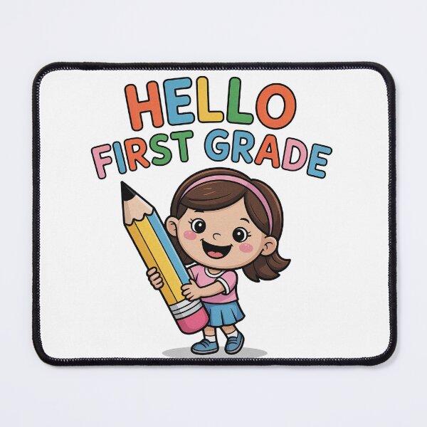 Item preview, Hello First Grade Kid Teacher Pencil Back To School designed and sold by PietrzakDesign.