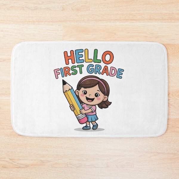 Item preview, Hello First Grade Kid Teacher Pencil Back To School designed and sold by PietrzakDesign.