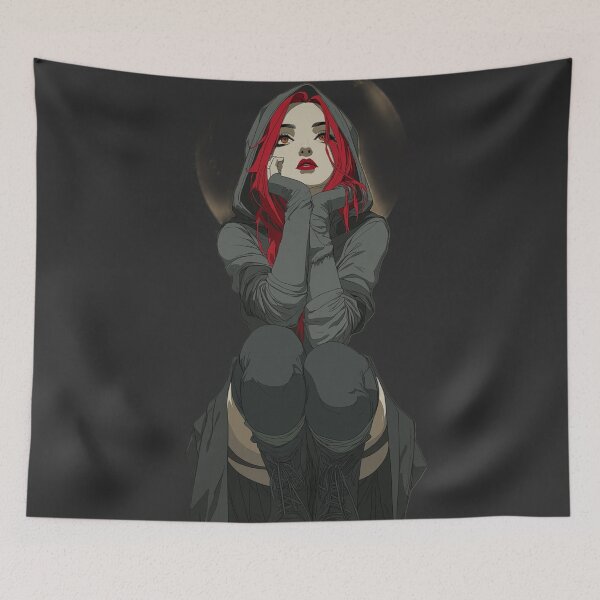 Item preview, goth nun designed and sold by CursedbyLilith.