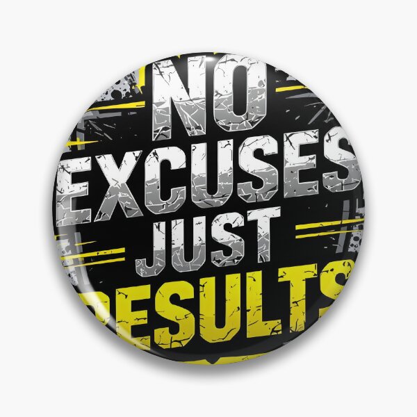 Item preview, No Excuses – Alpha Gym Motivation designed and sold by Cullinan Art.