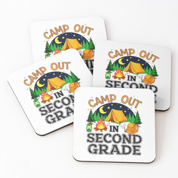 Item preview, Camp Out in Second Grade T-Shirt - Fun Back to School Camping Theme Tee designed and sold by Teetreasure2.
