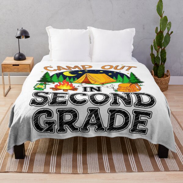 Item preview, Camp Out in Second Grade T-Shirt - Fun Back to School Camping Theme Tee designed and sold by Teetreasure2.