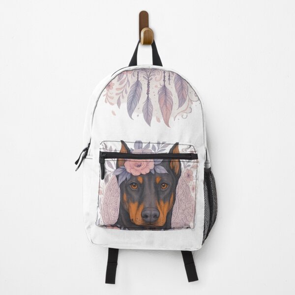 Item preview, Floral Boho Doberman designed and sold by Rikaura.