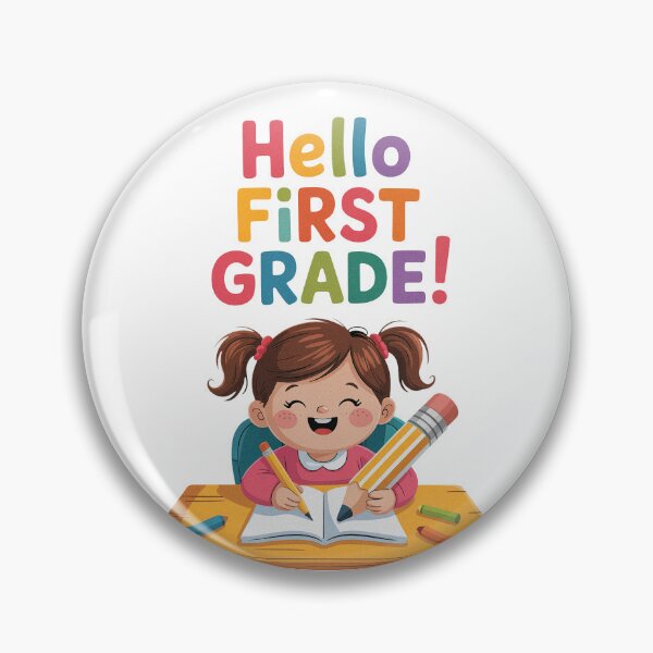 Item preview, Hello First Grade Kid Teacher Pencil Back To School designed and sold by PietrzakDesign.