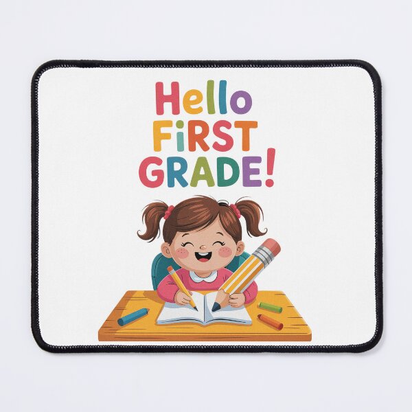 Item preview, Hello First Grade Kid Teacher Pencil Back To School designed and sold by PietrzakDesign.