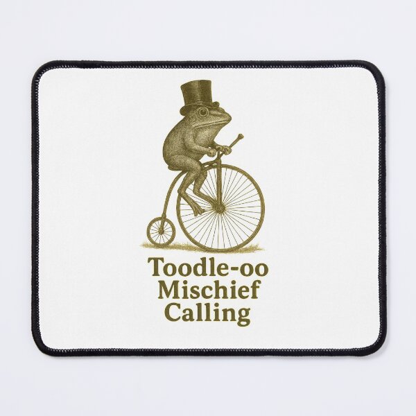 Item preview, Vintage, Victorian Frog on a Penny Farthing designed and sold by whytealistair.
