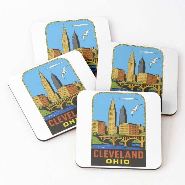 Item preview, Cleveland Vintage Style Decal designed and sold by Decal Mania.