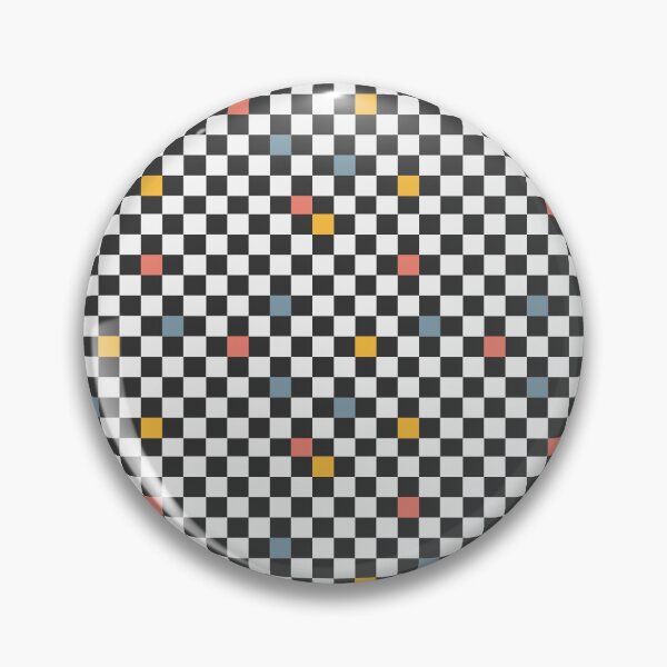 Item preview, Retro Checkerboard Pattern with Color Pop – Vintage Y2K Aesthetic Grid Design designed and sold by HastyHouse.
