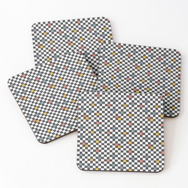 Item preview, Retro Checkerboard Pattern with Color Pop – Vintage Y2K Aesthetic Grid Design designed and sold by HastyHouse.