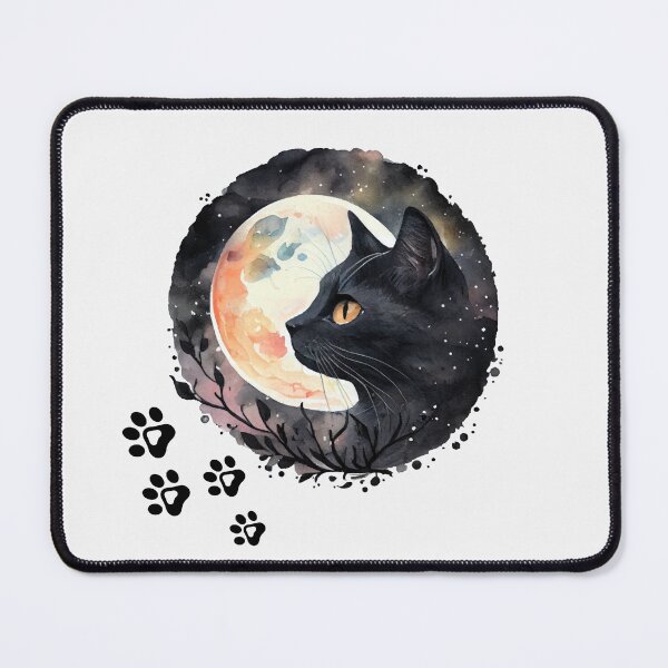 Item preview, cat with the moon designed and sold by Luka  Emad.