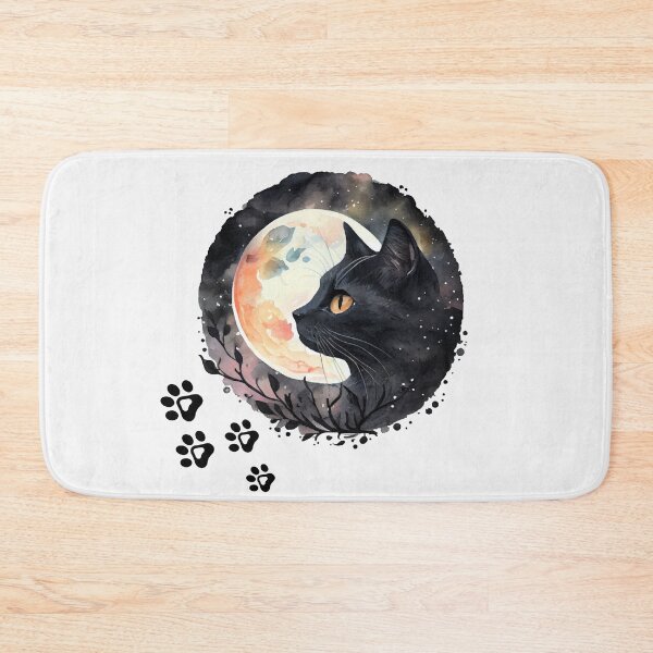 Item preview, cat with the moon designed and sold by Luka  Emad.