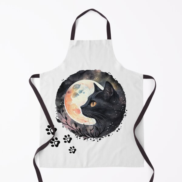 Item preview, cat with the moon designed and sold by Luka Emad.