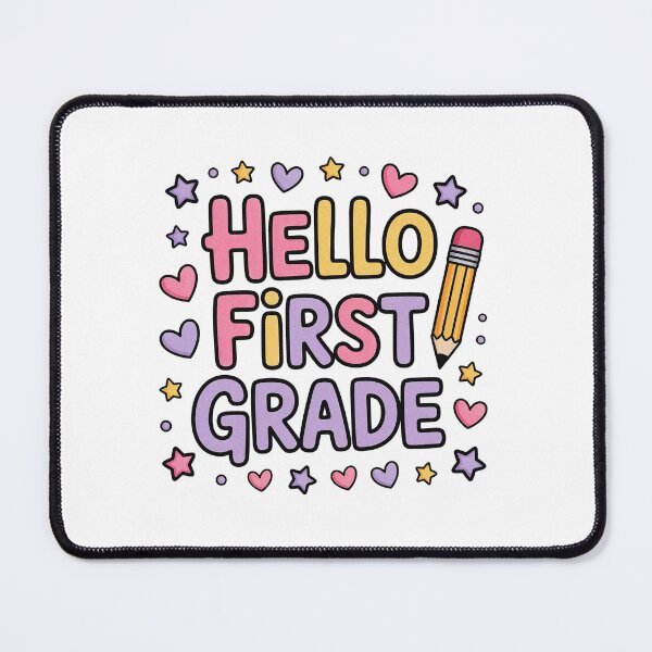 Item preview, Hello First Grade Kid Teacher Pencil Back To School designed and sold by PietrzakDesign.