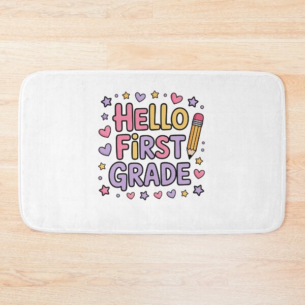 Item preview, Hello First Grade Kid Teacher Pencil Back To School designed and sold by PietrzakDesign.