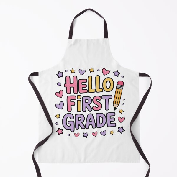 Item preview, Hello First Grade Kid Teacher Pencil Back To School designed and sold by PietrzakDesign.