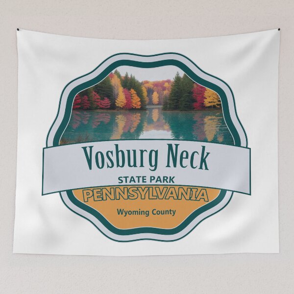 Item preview, Vosburg Neck State Park, Wyoming County, Pennsylvania designed and sold by Wanderful-roads.