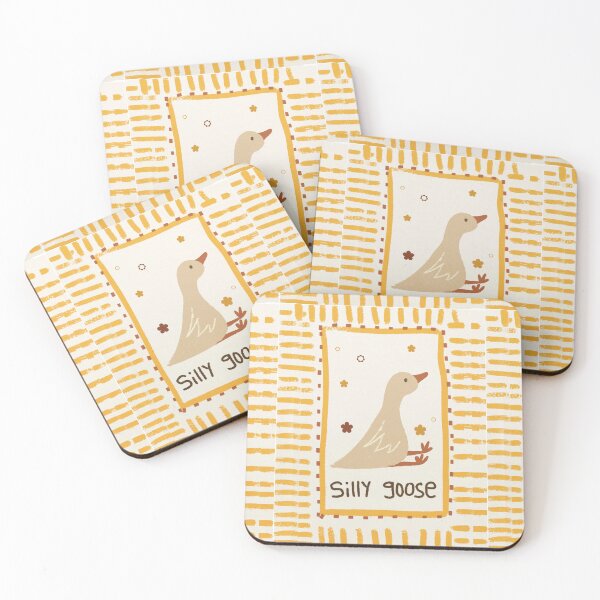 Item preview, Silly Goose Poster – Funny Animal Art for Goose Lovers & Meme Fans designed and sold by Pragatee.