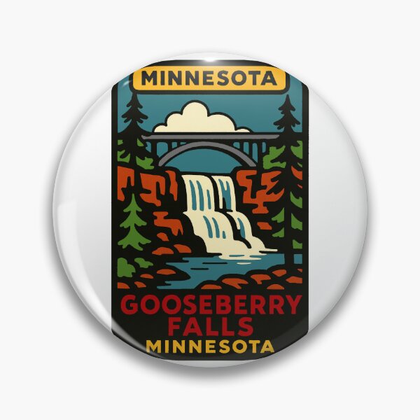 Item preview, Gooseberry Falls Minnesota Decal designed and sold by Decal Mania.