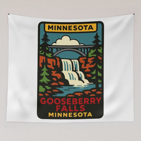 Item preview, Gooseberry Falls Minnesota Decal designed and sold by Decal Mania.