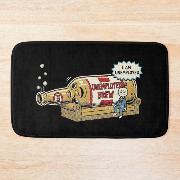 Item preview, I Am Unemployed – Funny Beer Couch Meme Design designed and sold by Bowniko^^.